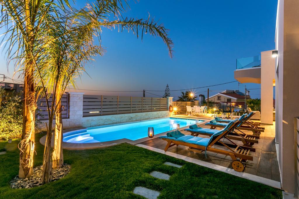 Superior Villa Marina Mare Sauna Hammam Nea Kydonia エクステリア 写真