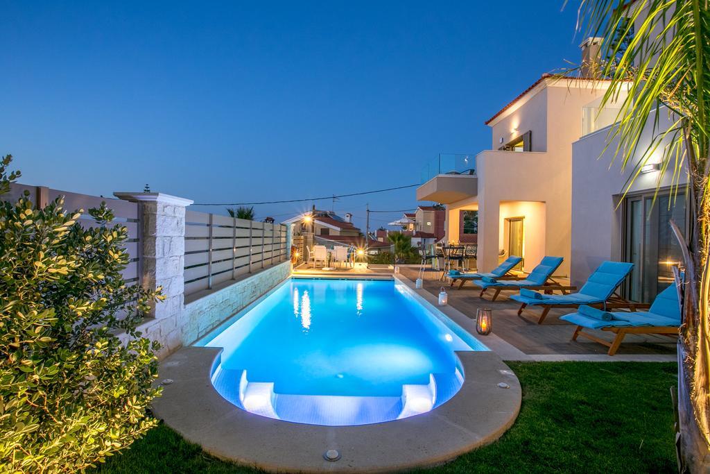 Superior Villa Marina Mare Sauna Hammam Nea Kydonia エクステリア 写真