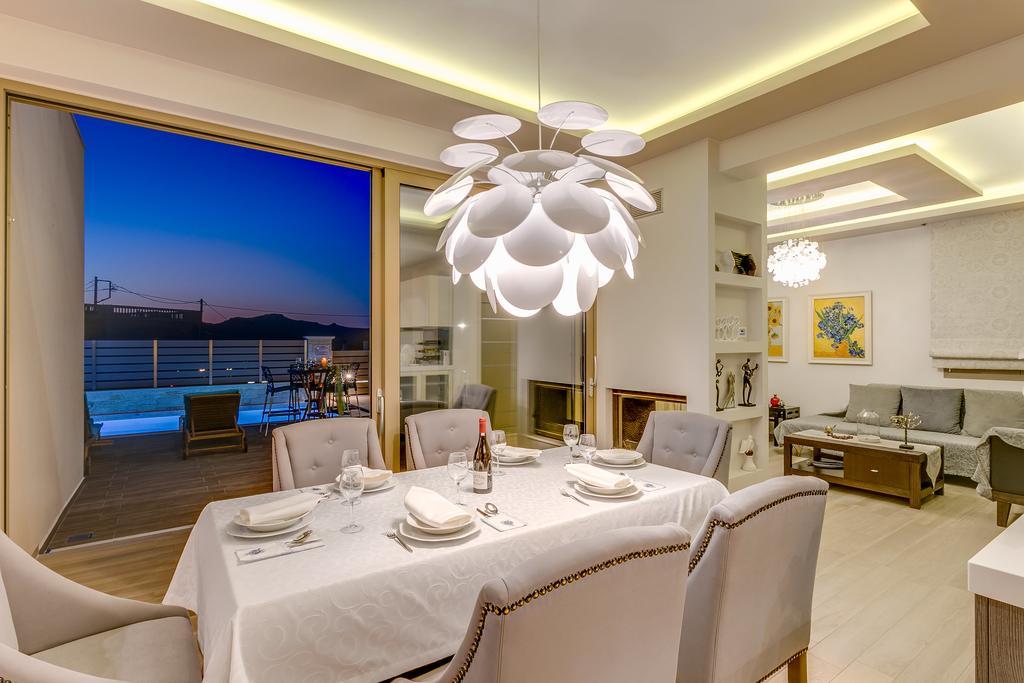Superior Villa Marina Mare Sauna Hammam Nea Kydonia エクステリア 写真
