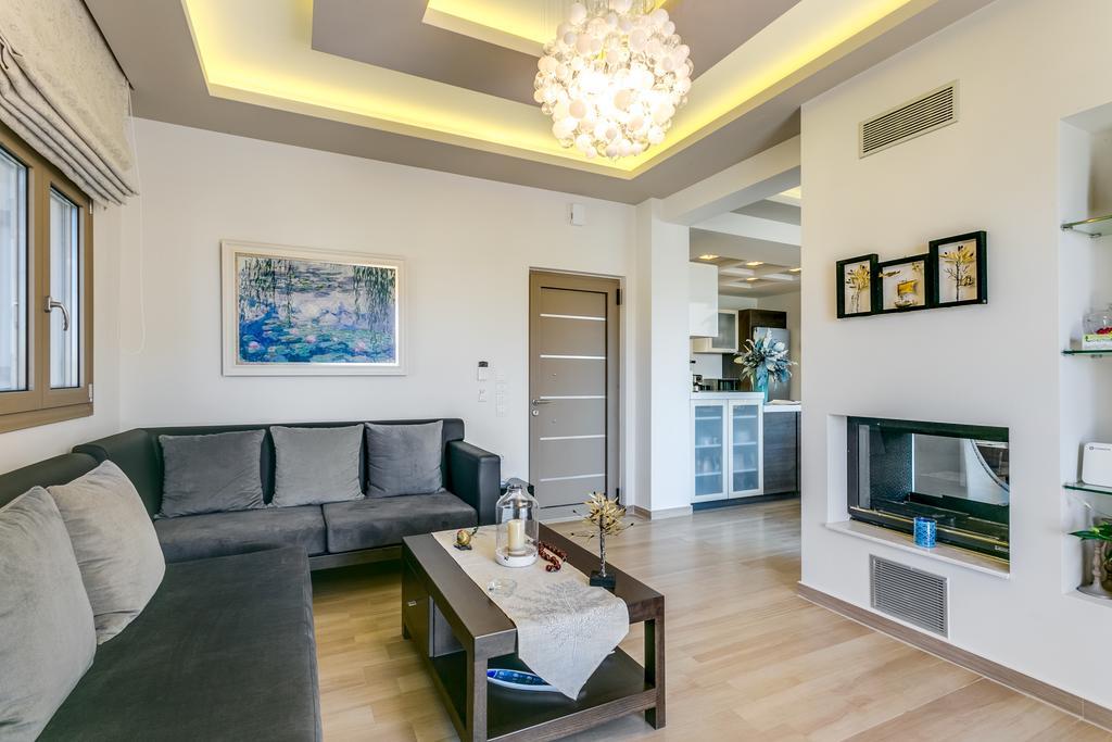 Superior Villa Marina Mare Sauna Hammam Nea Kydonia エクステリア 写真
